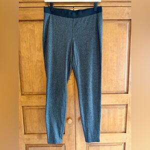 Eileen Fisher Herringbone Gray Leggings Size Small Petite
